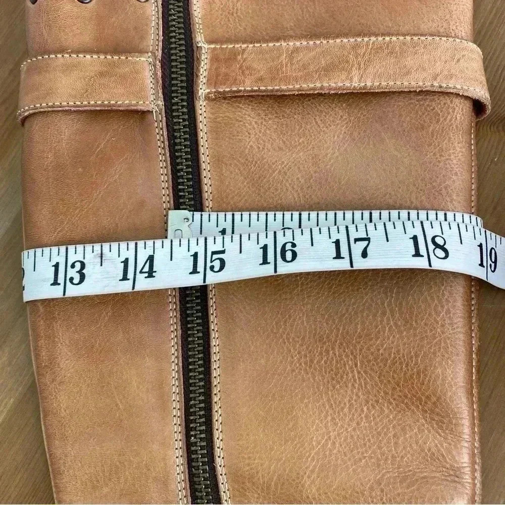 NEW Bed Stu Ceretti Leather Platform Tall Boots Rustic Tan Women’s Size … - Picture 10 of 16